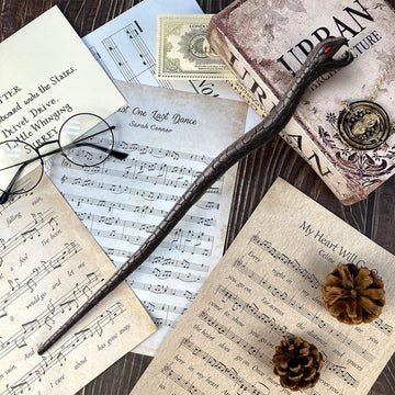 Magic Wizard Witch Witchcraft Sorcerer Wand For Collectible Magical Toy Wands (Serpent)