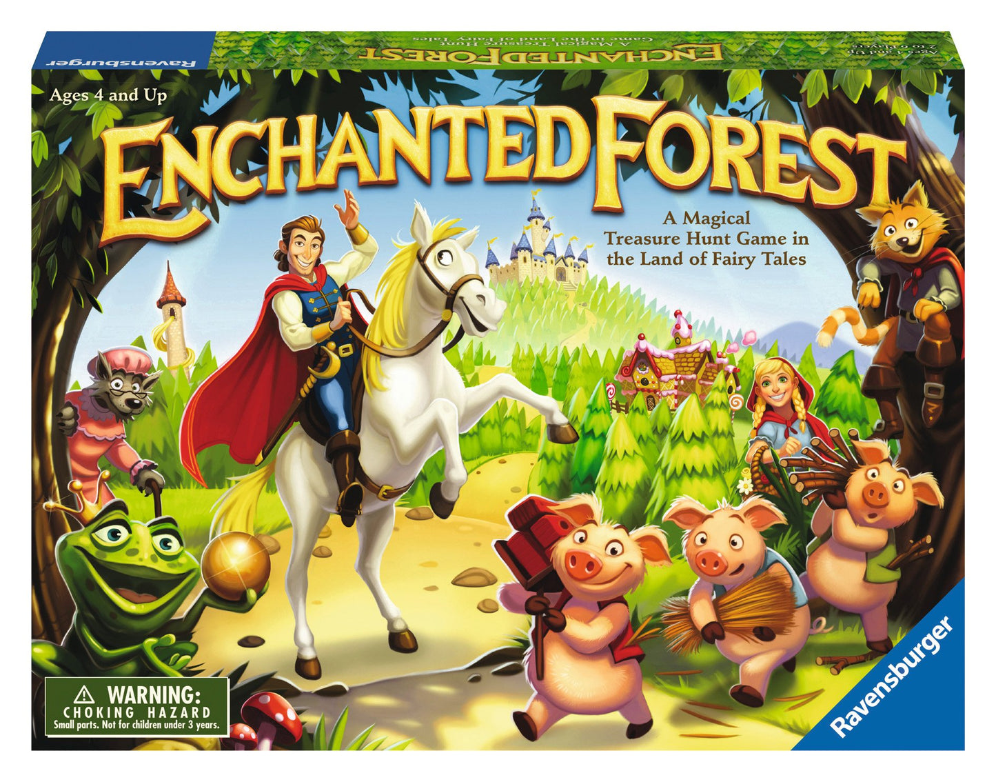 Ravensburger Enchanted Forest Treasure Hunt Game | Engaging Puzzle for Ages 4+ | Multicolor Cardboard | Model 22292