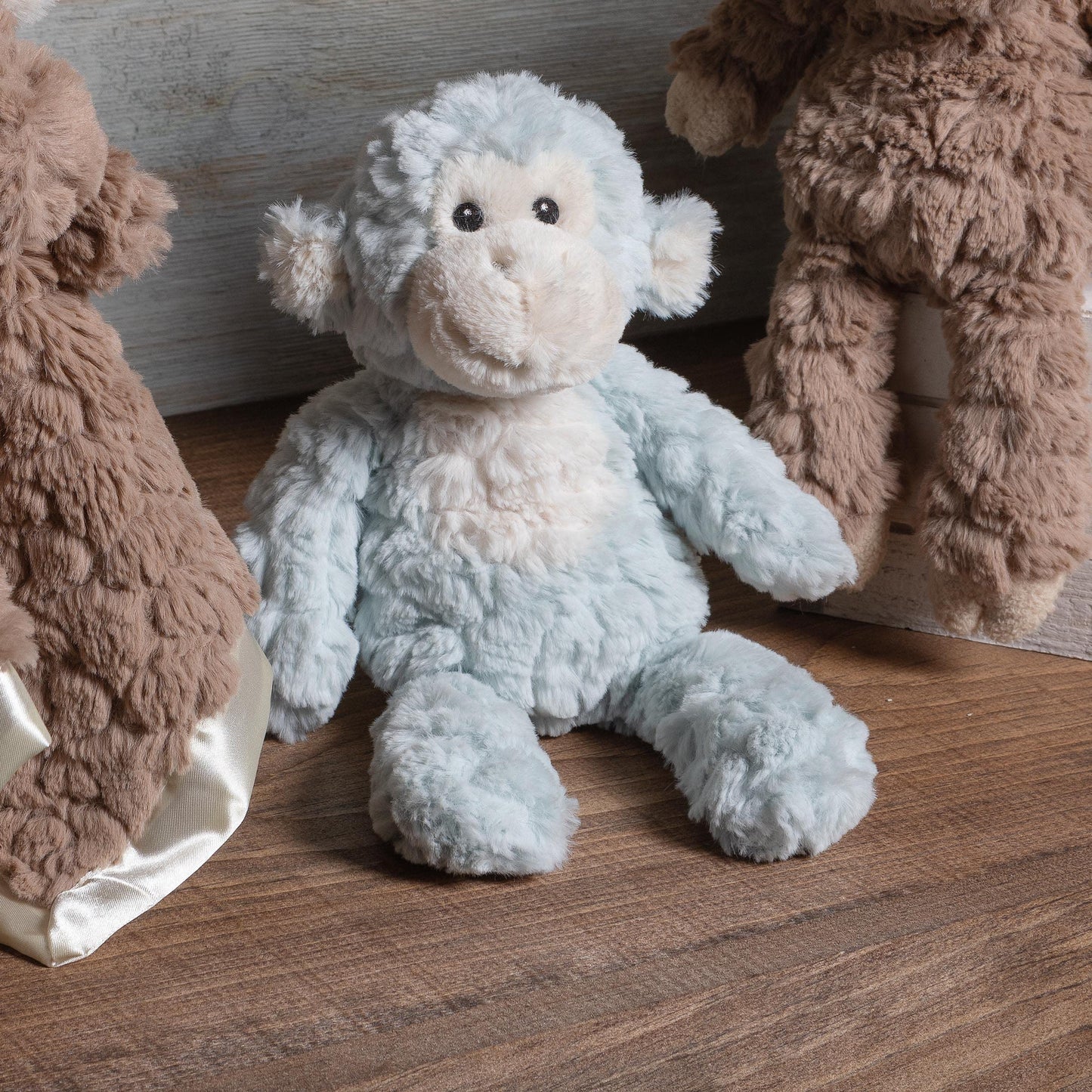 Mary Meyer 11-Inch Seafoam Monkey Putty Nursery Stuffed Animal Soft Toy for Babies and Toddlers