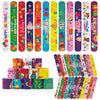 36 Pcs Happy Birthday Slap Bracelets for Kids Birthday Bracelets Bulk for classroom Snap Bracelet Party Favors Supplies for Boys
