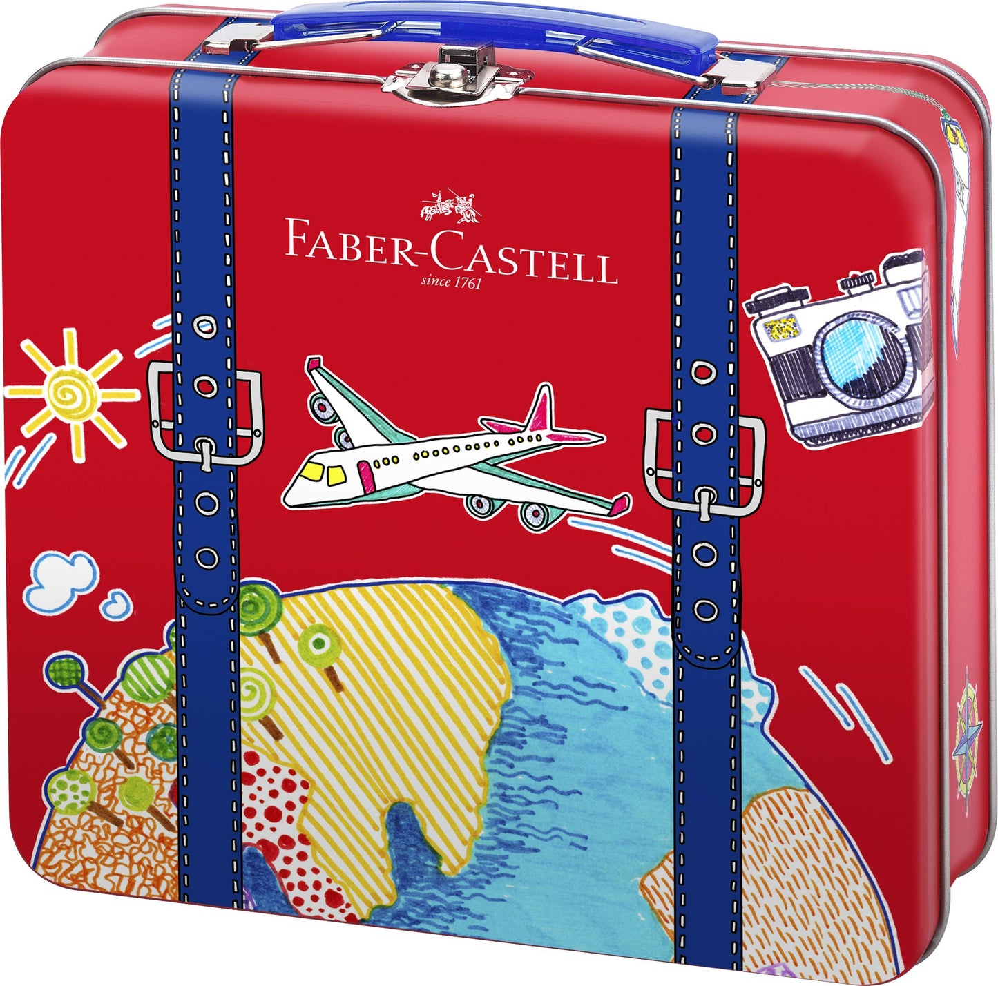 Faber-Castell 40 Connector Felt-tip Pens in Suitcase Gift Tin