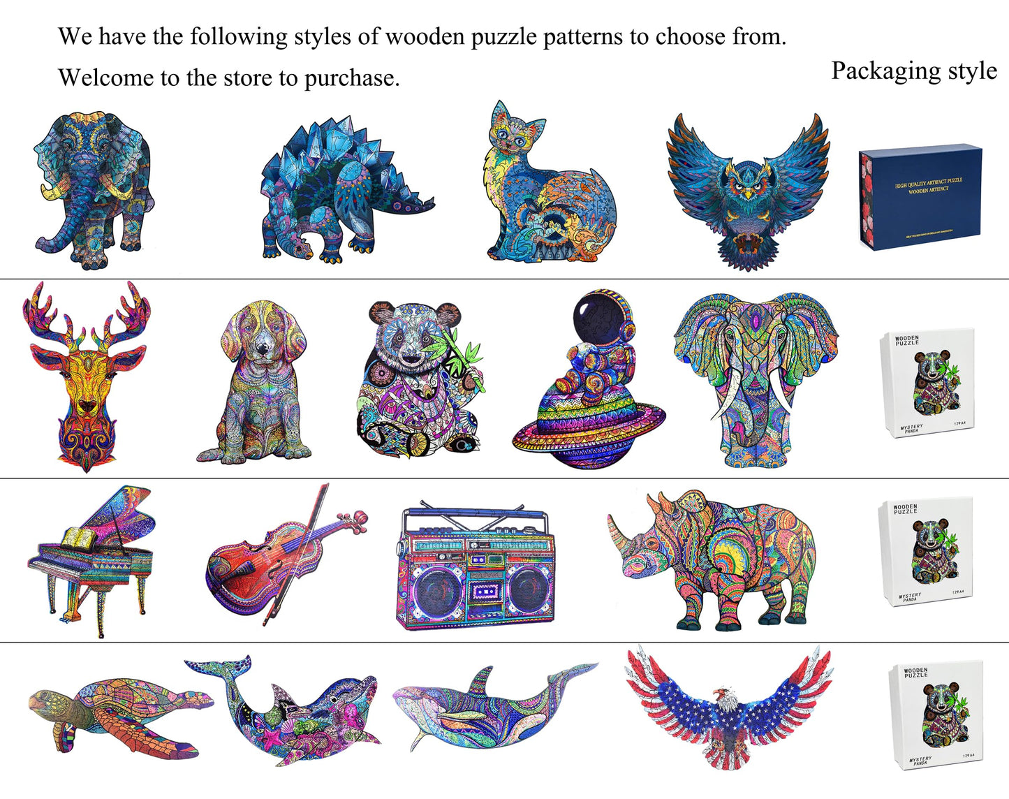 Wentufin - 150 Pieces Wooden Jigsaw Puzzles For Adults Large Size Wood Cut Puzzles Astronauts Wooden Jigsaw Puzzles Gift For Chr