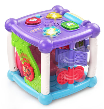 VTech Busy Learners Activity Cube - Purple, Standard Packaging, Plastic, Model 80-150589