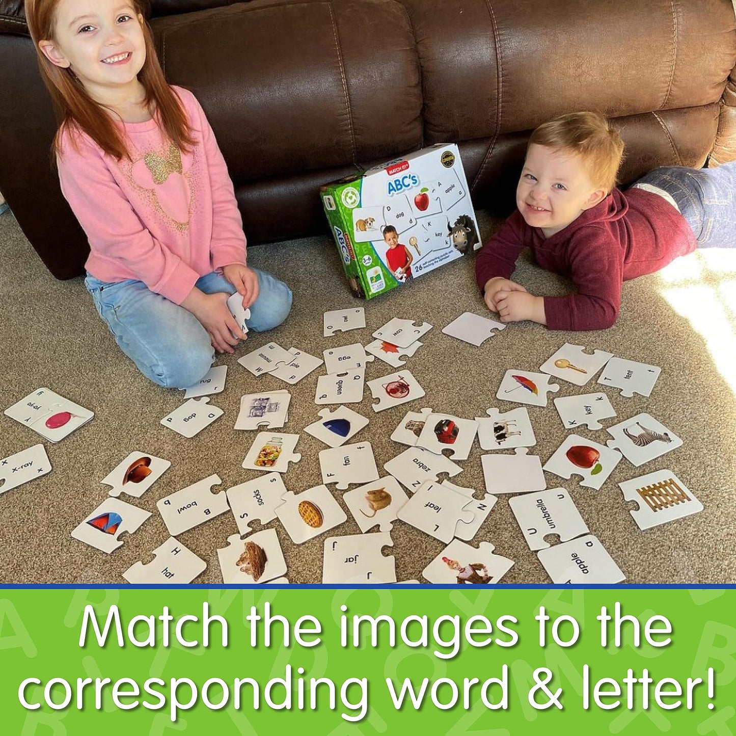 The Learning Journey: Match It! - Abcs - Abc Puzzle, Alphabet Puzzles For 2 Year Olds, Alphabet Puzzles For Kids Ages 3-5, Pre Kindergarten Learning Materials, Award Winning Educational Toys