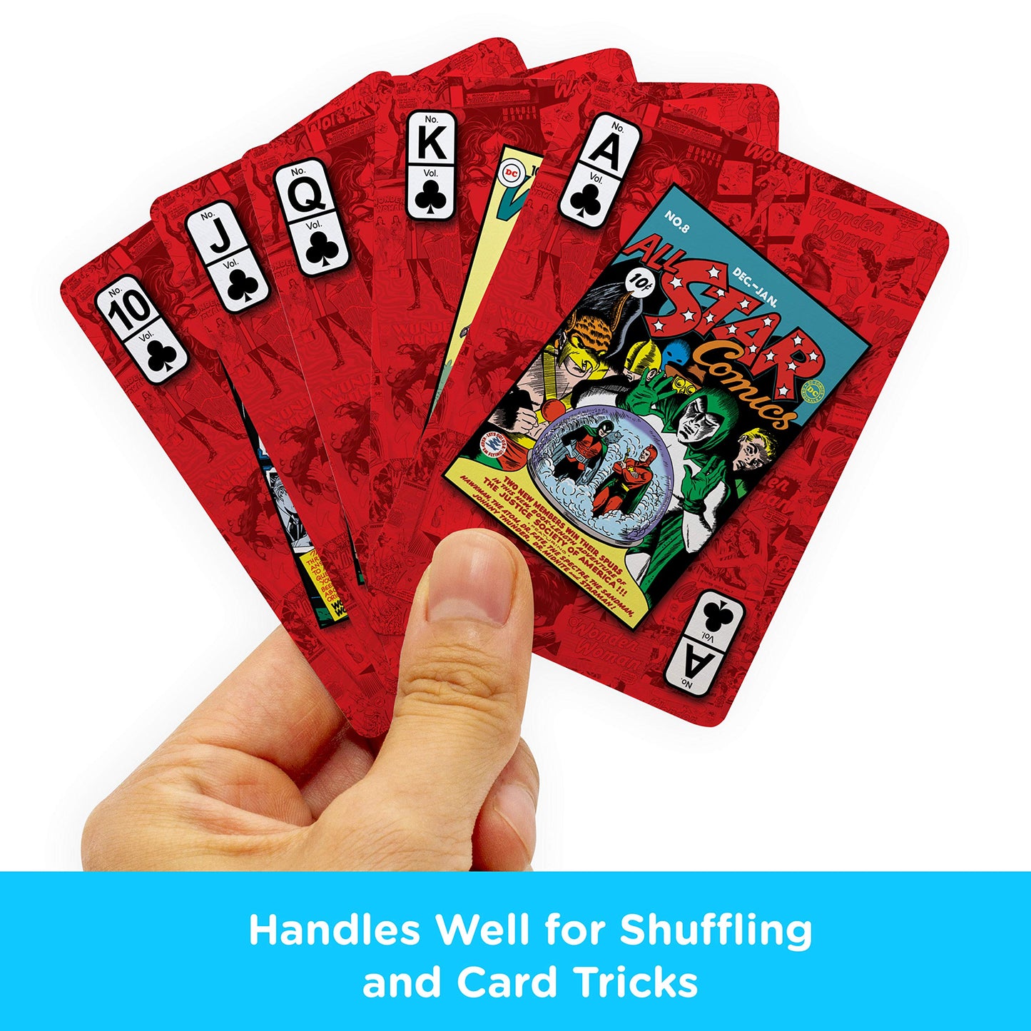 Aquarius Dc Comics Wonder Woman Playing Cards - Wonder Woman Themed Deck Of Cards For Your Favorite Card Games - Officially Licensed Dc Comics Merchandise & Collectibles