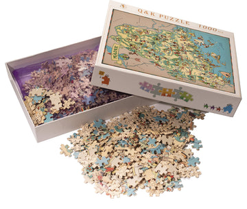 Puzzles for Adults 1000 Pieces Maine Wooden Map Jigsaw Puzzle Games USA of State Puzzle Map Decorate