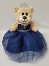 Kinnex Collections Since 1997 12'' Quince Anos Last Doll Teddy Bear With Dress (Centerpiece) ~ Arc09832-16 (Navy Blue)