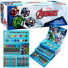 Marvel Art Case for Kids with Colored Pencils Markers Crayons Watercolors Drawing Supplies Travel Art Kit Gifts for Kids (Multic