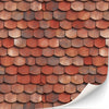 3 Sheets Self-Adhesive Roof Tiles And Shingles For Dollhouses Scale 1:12 (Roofshingles Clay)