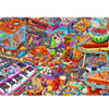 Huadada Jigsaw Puzzles For Adults 1000 Piece Jigsaw Puzzles For Adults Challenging Game Puzzles With Letters On Back(Little People'S World Party)