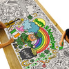 Tiny Expressions Giant St. Patrick'S Day Coloring Poster - 30 X 72 Inches Jumbo Paper Coloring Banner Or Table Cover For Kids Parties Or Events