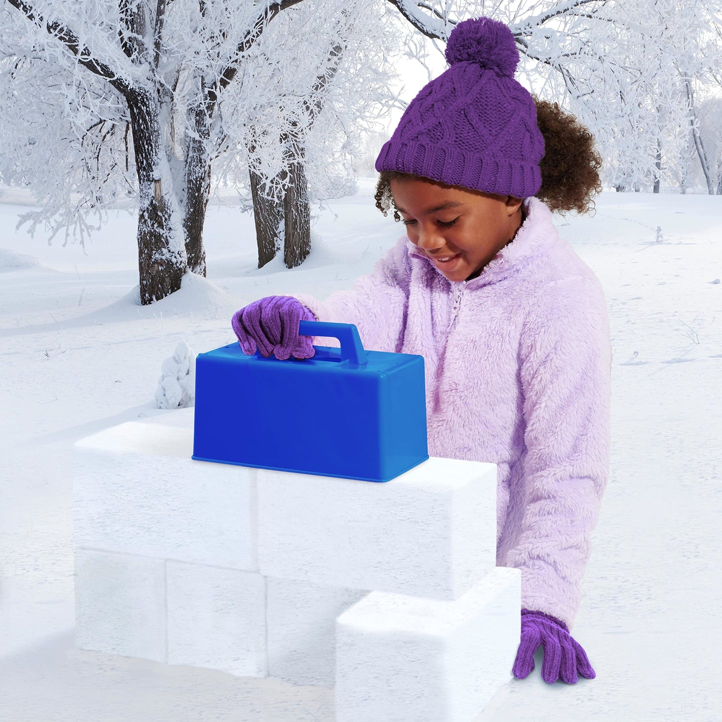 Just Play The Original Slinky Brickz Sand and Snow Outdoor Play Toy, Pack of 2, 10-inch Wide Brick Mold, Pretend Play, Kids Toys