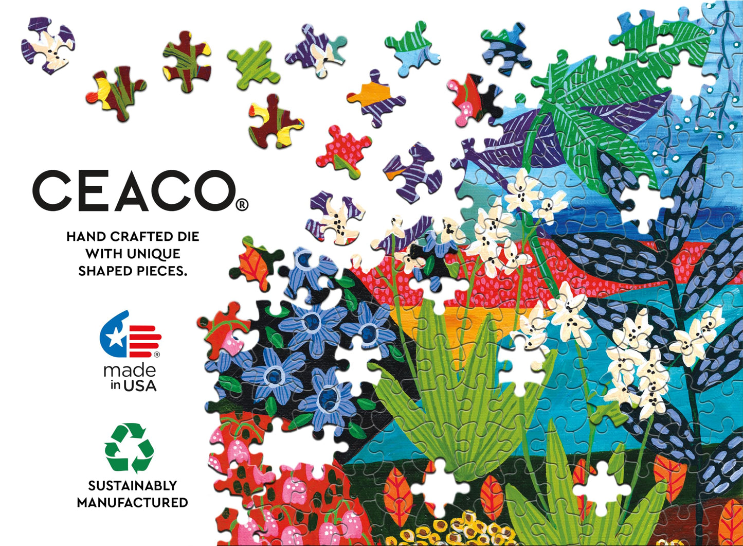 Ceaco - Liselle Larsen - Fantasy Gardens - 300 Oversized Piece Jigsaw Puzzle