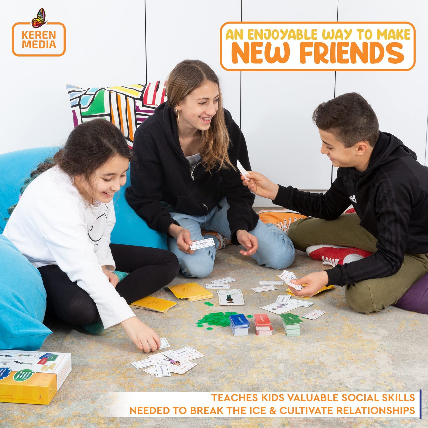 Link Alike Social Skills Game For Kids, A Fun Therapy Game Ice Breaker Social Emotional Learning Activity | Using Creativity, Op
