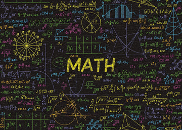 Math Formulas Puzzles 1000 Pieces For Adults, Impossible Difficult Jigsaw Puzzles Neon Art Puzzle, Funny Family Puzzle Collage Challenging Puzzles