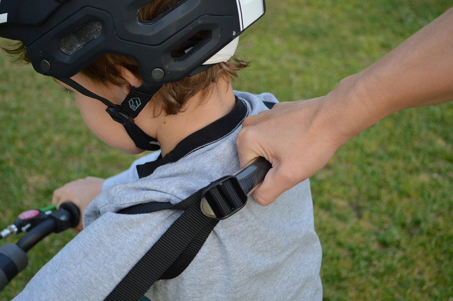 Outdoorsy Supplies Kids First Ride Harness - Red Pedal & Balance Bike Trainer, No Training Wheels