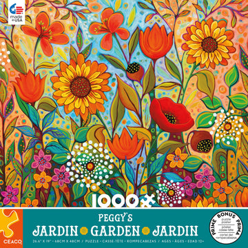 Ceaco - Peggy'S Garden - Joy In The Morning - 1000 Piece Jigsaw Puzzle