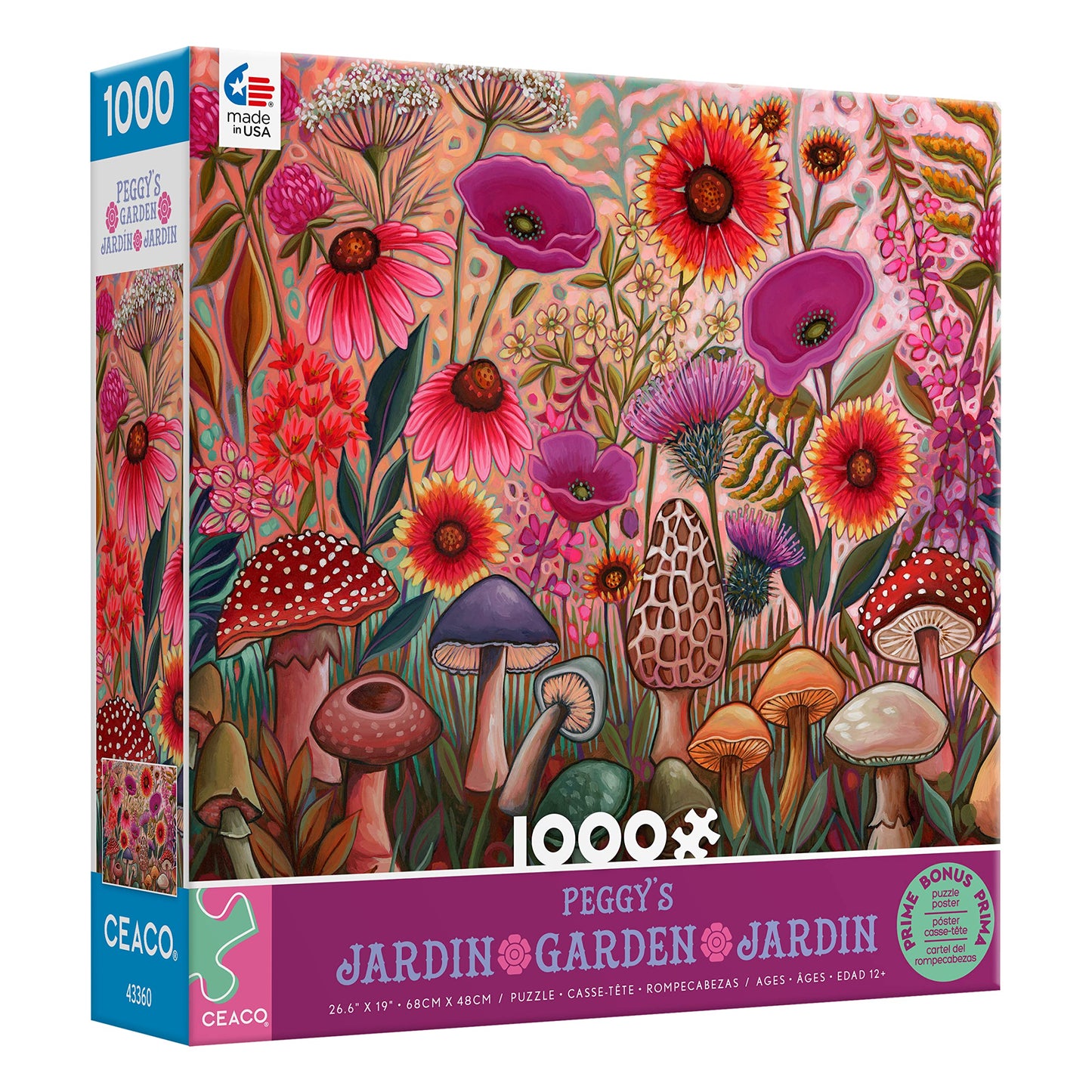 Ceaco - Peggy'S Garden - Morel Of The Story - 1000 Piece Jigsaw Puzzle