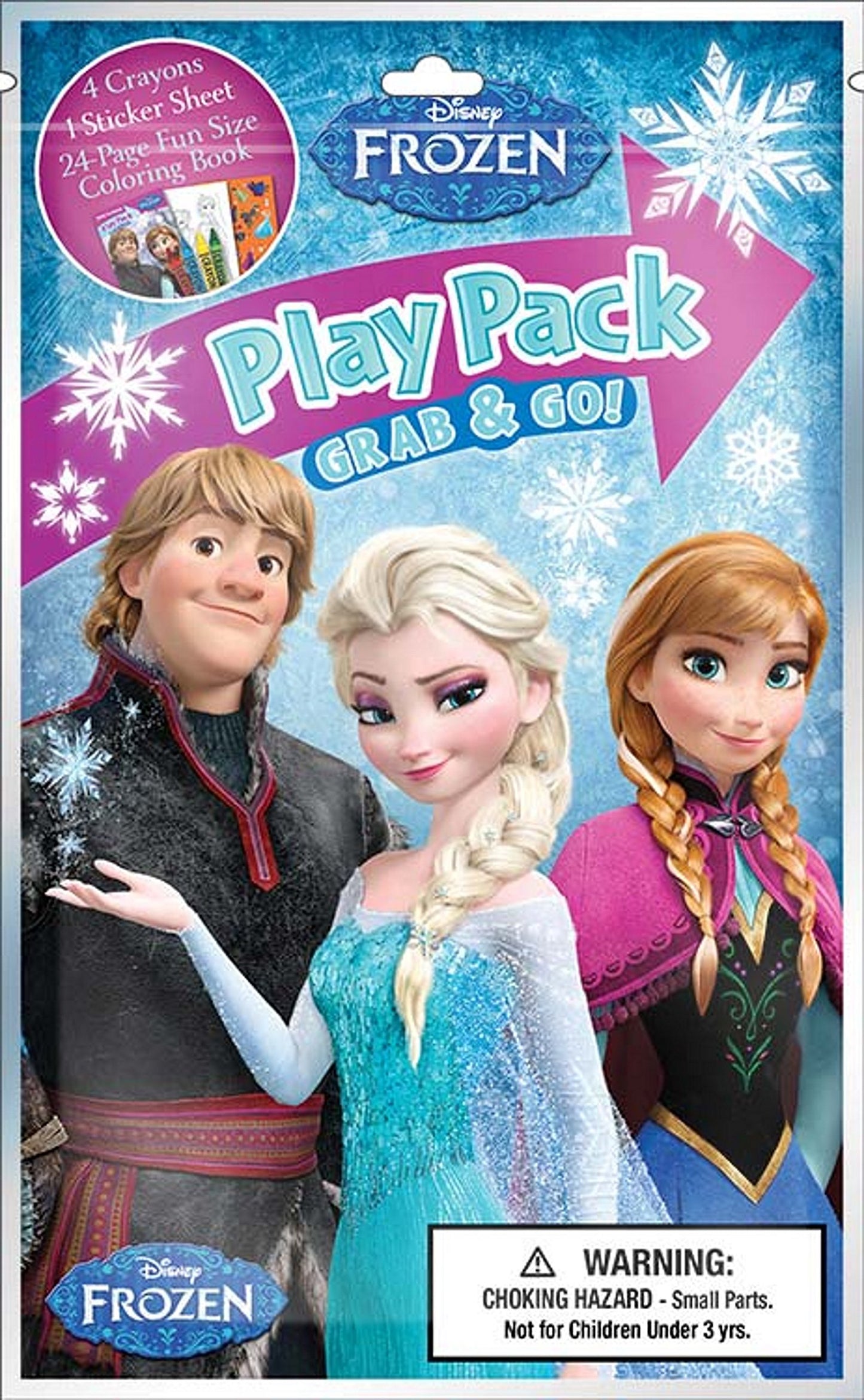 Bendon Disney Frozen Grab & Go Play Packs - Bundle of 12 - Plastic - 8.4" x 5.3" x 0.4"
