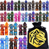 Amiven DND RPG Dice Sets 20 x 7 Polyhedral Glitter Dice (140 Pieces) for Dungeons and Dragons Tabletop Role-Playing Games, with