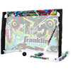 Franklin Sports NHL Kids Mini Hockey Set - Includes (1) Knee Hockey Goal, (2) Mini Sticks + (2) Foam Balls - Indoor Toy Youth Go