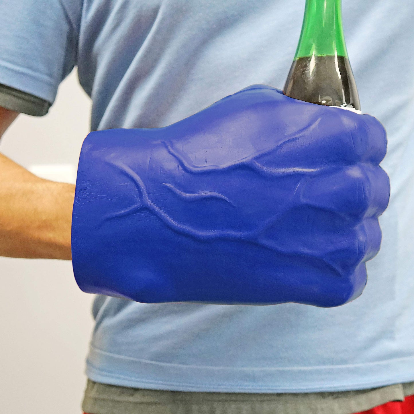 Fairly Odd Novelties Giant Foam Fist Hand Cooler Novelty, Right Hand, Blue