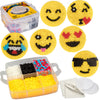 Emoji Smiley Face Fuse Beads- 6 Different Emojis - 3600pcs (6 Colors), Tweezers, Peg Boards, Ironing Paper, Case - Works with Pe