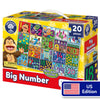 Orchard Toys Big Number Jigsaw Puzzle & Poster - 1-20 Number Puzzle
