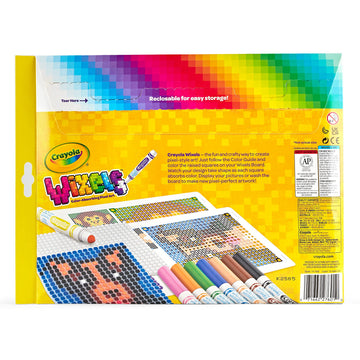 Crayola Wixels Animals Activity Kit - Multicolor Pixel Art Coloring Set for Kids, Ages 6-9, Model 747600, Medium Size