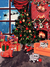 Christmas Puzzles Jigsaw Puzzle 300 Pieces for Kids and Adults -Cozy Christmas Holiday Puzzle - Educational Games for Elders Chi