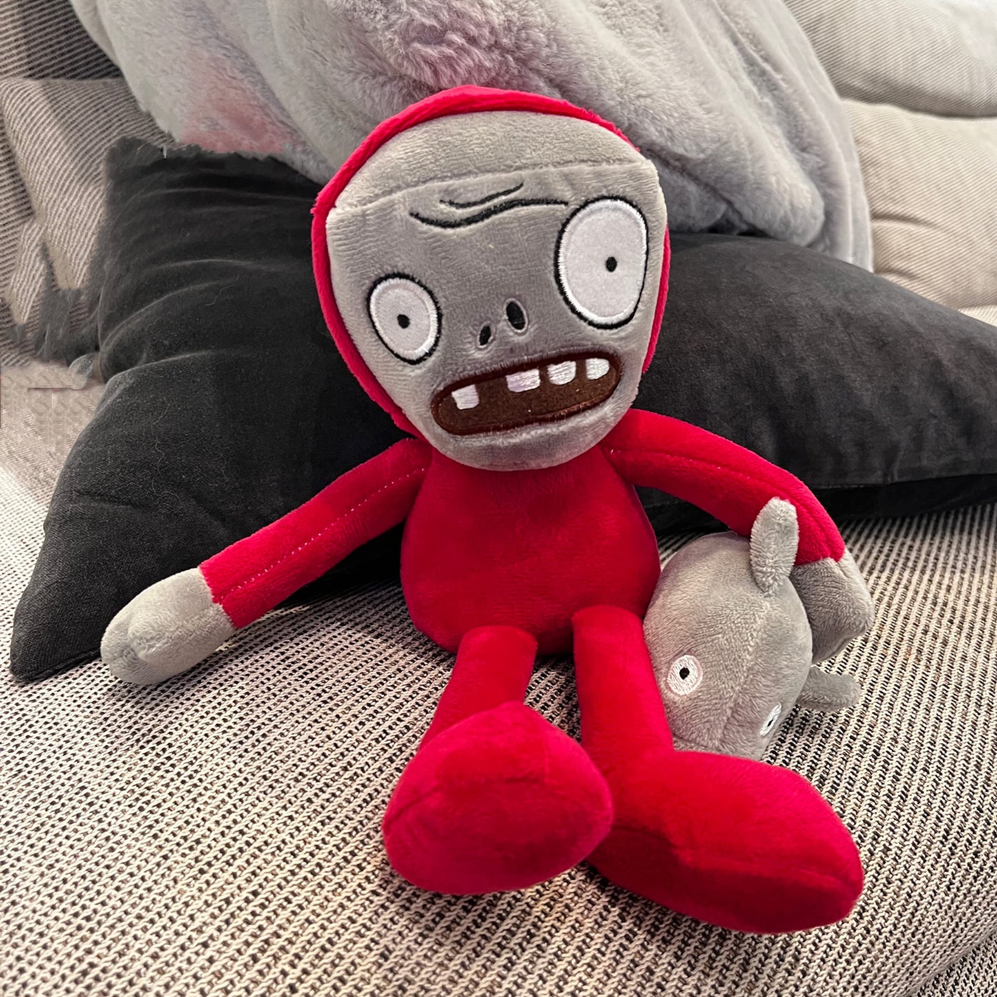 Dyharnsty 3Pcs Plants Vs Zombies Plush Toys Zombie Sets,Brown Zombies Soft Figure Doll Plants Vs Zombies Toys Pvz Plush For Birt