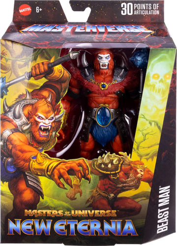 Masters of the Universe Masterverse 7-Inch Action Figure New Eternia Beast Man Motu Toy Villain Skeletor Henchman 30 Articulations
