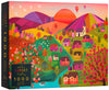 Elena Essex Fall Puzzles 1000 Pieces - Sunset Valley/Fall Puzzle/Landscape Countryside Autumn Halloween Puzzle/Puzzle Size 28 X 20 Inches
