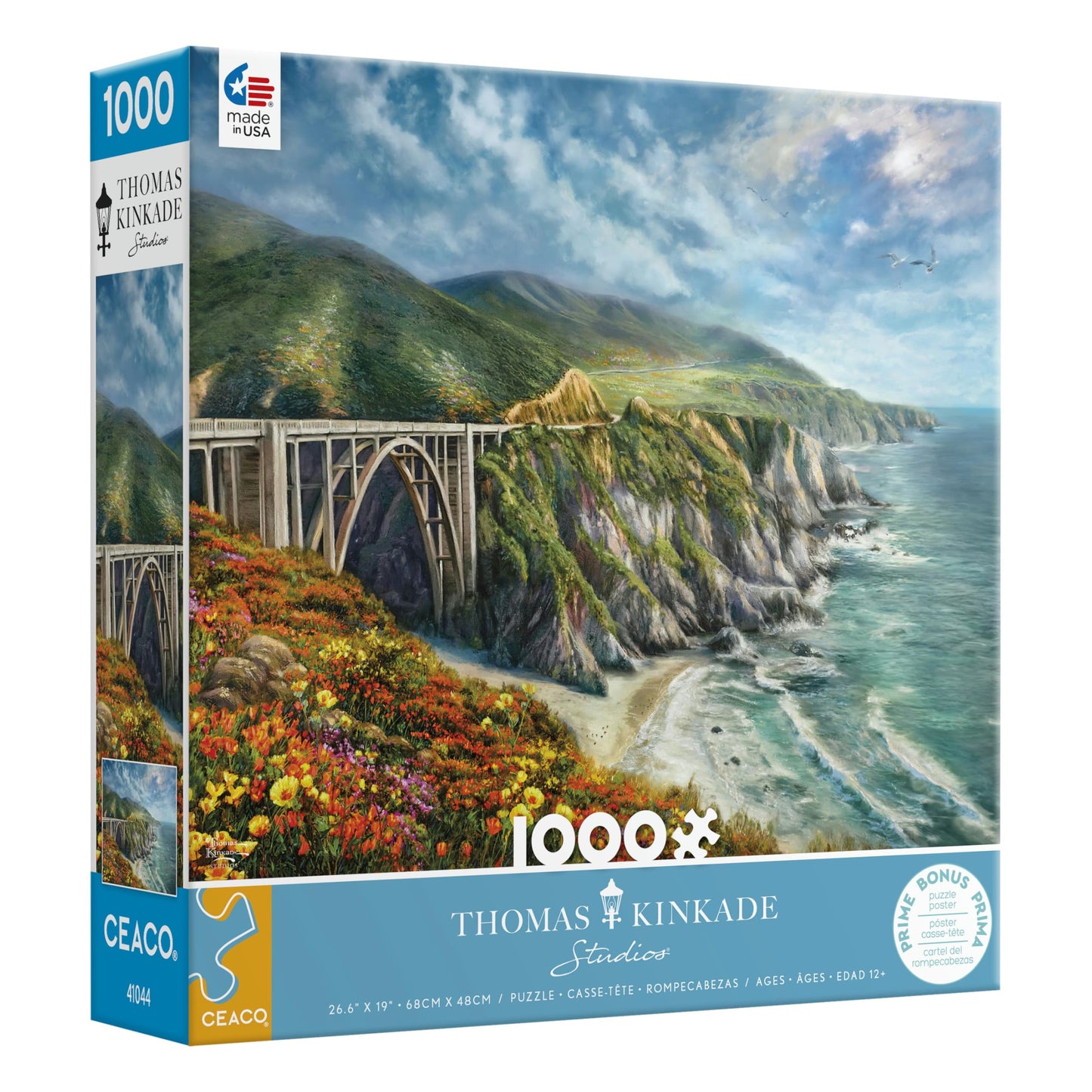 Ceaco - Thomas Kinkade - Big Sur - 1000 Piece Jigsaw Puzzle