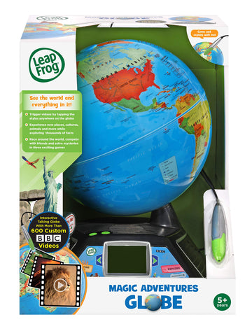 Leapfrog Interactive Childrens Globe, Smart Globe For Kids To Learn Geography While Having Fun, Pre School Educational Toys For Children 5, 6, 7+ Year Olds