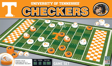 MasterPieces Family Game - NCAA Tennessee Checkers - Officially Licensed Board Game for Kids & Adults