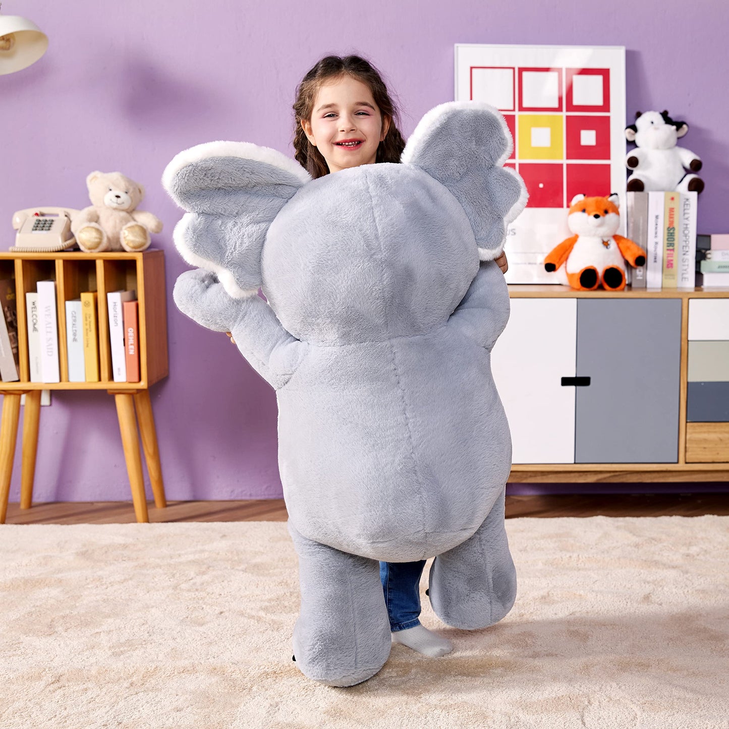 Ikasa Large Koala Stuffed Animal Plush Toy,30' Giant Cute Jumbo Soft Toys Huge Big Size Fluffy Plushy Fat Oversized Plushie,Gifts For Kids