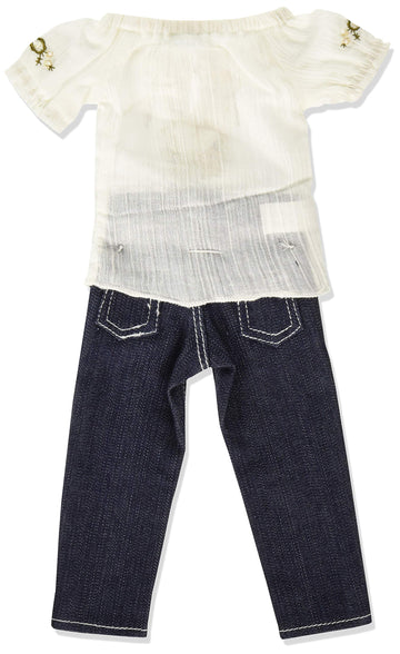 Carpatina Summer Jeans And Blouse For 18 Inch Slim Or Stardust Classics Dolls