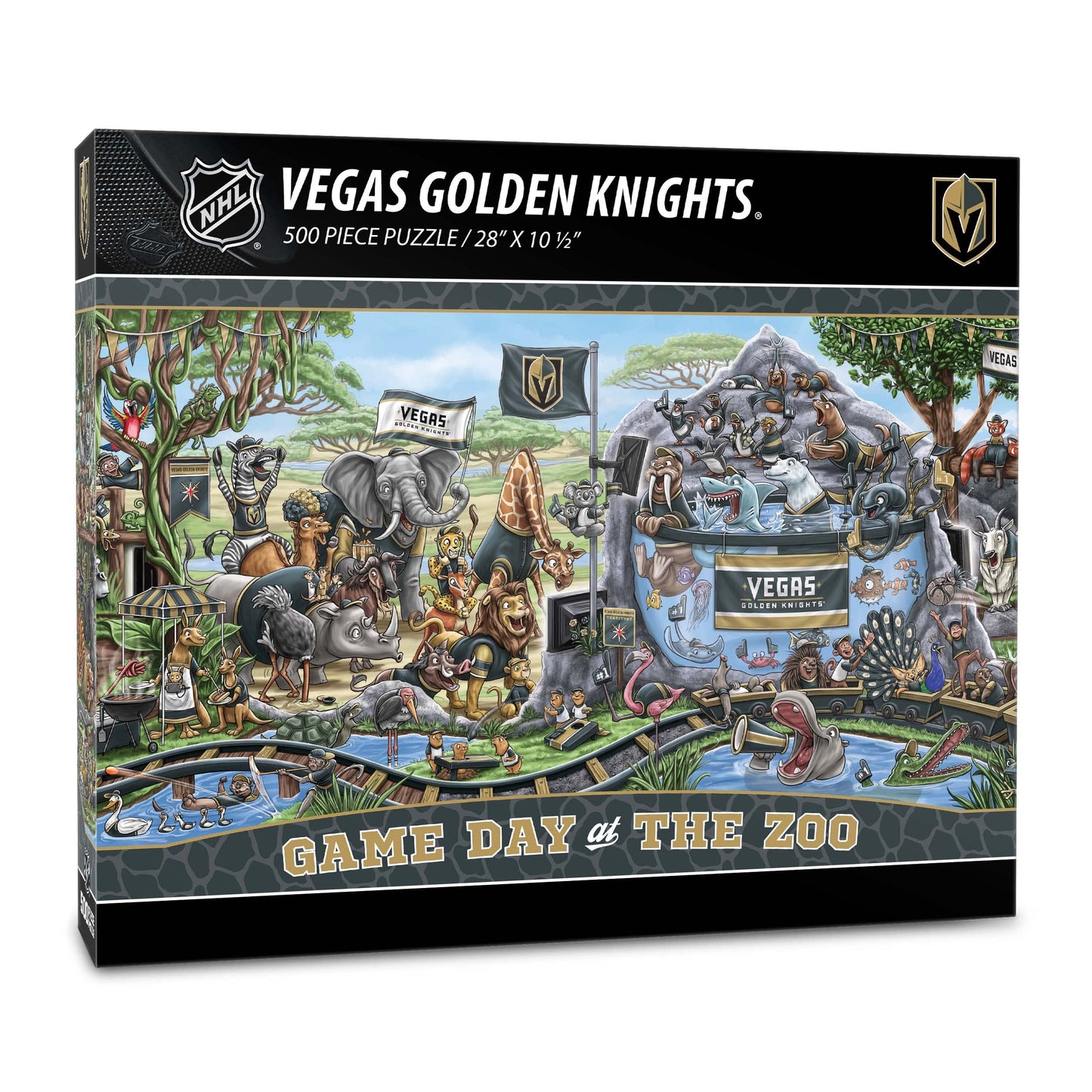YouTheFan NHL Vegas Golden Knights Game Day at The Zoo 500pc Puzzle
