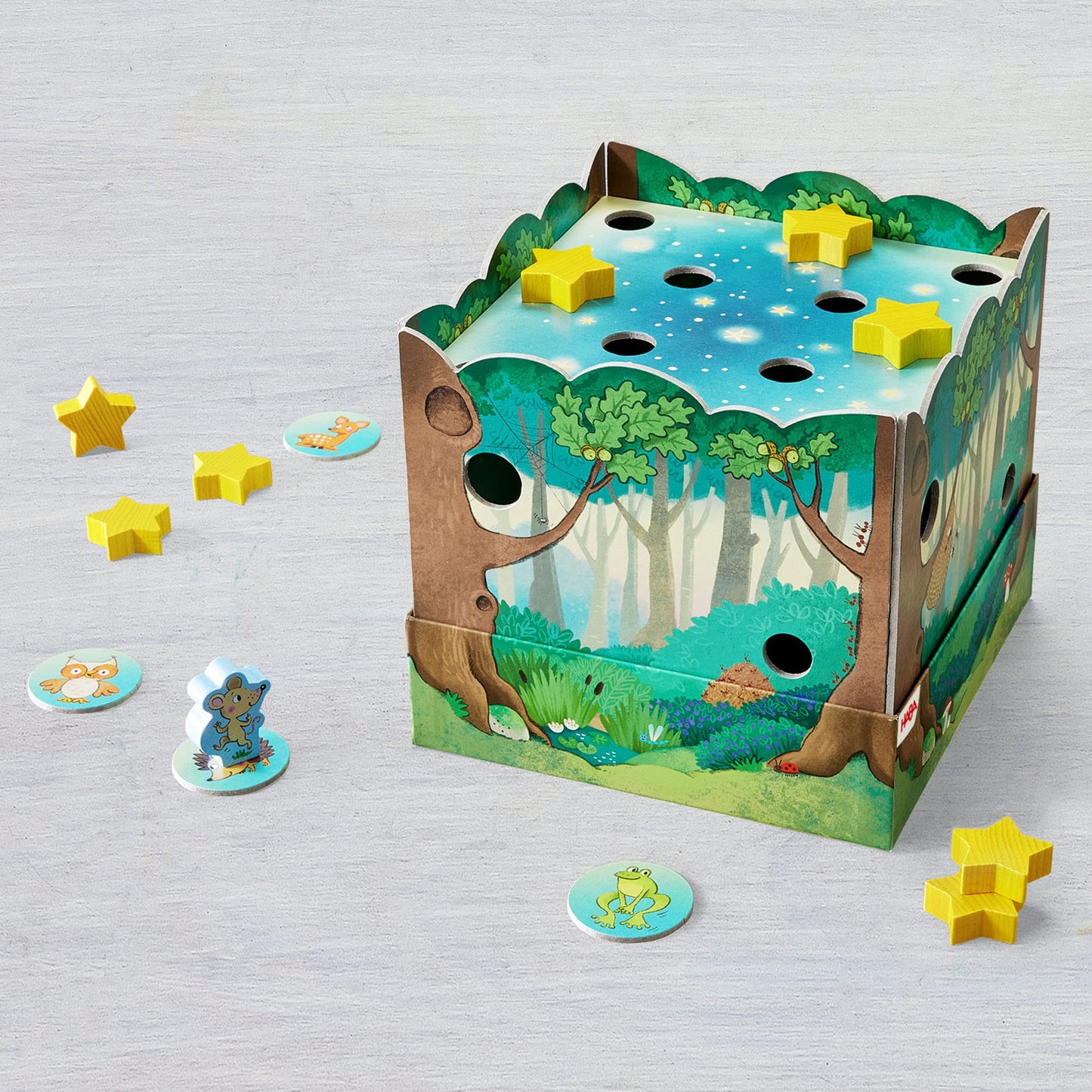 HABA My Very First Games - Forest Friends 3D Memory Game for Ages 2+, Paper, Model 306606