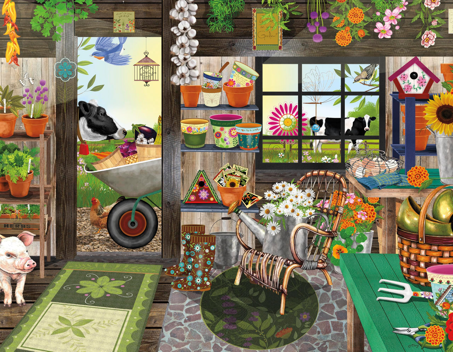 Ceaco - 4 In 1 Multipack - Tracy Flickinger - (4) 500 Piece Jigsaw Puzzle