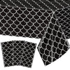 3 Pack Dragon Birthday Party Decoration Supplies Black Dragon Birthday Party Tablecloth Plastic Waterproof Dragon Table Cover Fo