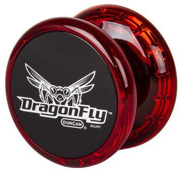 Dragonfly Yo-Yo -Red With Black Cap