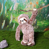 Easfan 17'' Sloth Stuffed Animal Realistic Cute Plush Toy Soft Tree Sloth Plushie Stuff Adorable Birthday For Kids Boys Girls, B