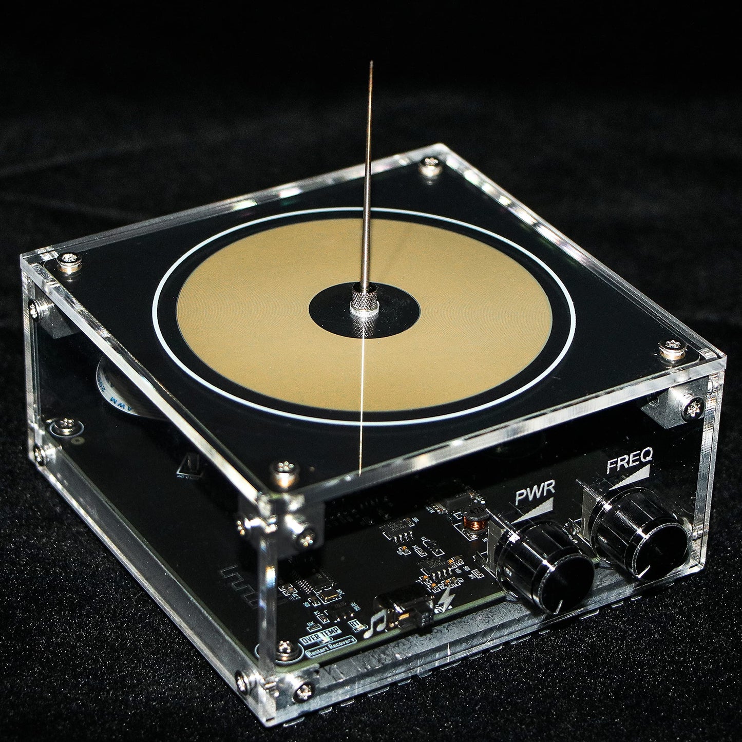 10 Cm Solid State Bluetooth Musical Tesla Coil Touchable Artificial Lightning Spark Gap Arc Generator Desktop Toy Arc Plasma Ele