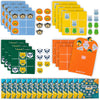 BONNYCO Tic Tac Toe Game Pack 16 Jungle Animals Kids Party Favors Safari Goodie Bags Stuffers for Kids 3-5 4-8, Goody Bag Stuffe