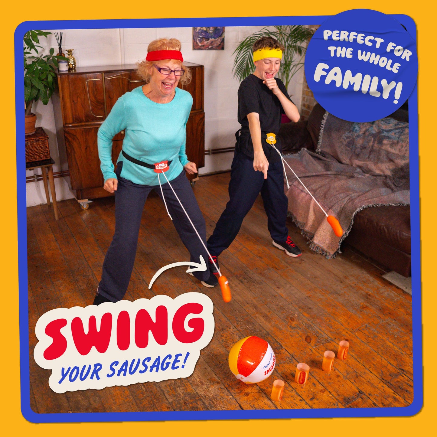 Lucky Egg Swing Your Sausage - Fun Family Party Games for Groups - Indoor Games for mature-themeds and Kids - Party Games for Family Gatherings Birthdays and Christmas Party Games for mature-themeds Game Night