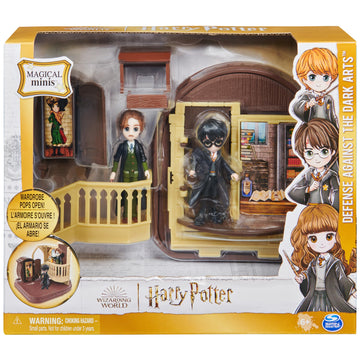 Wizarding World Harry Potter Magical Minis Defense Against the Dark Arts Playset with 2 limited availability Figures 5 Accessories Kids Toys for Ages 6 and up