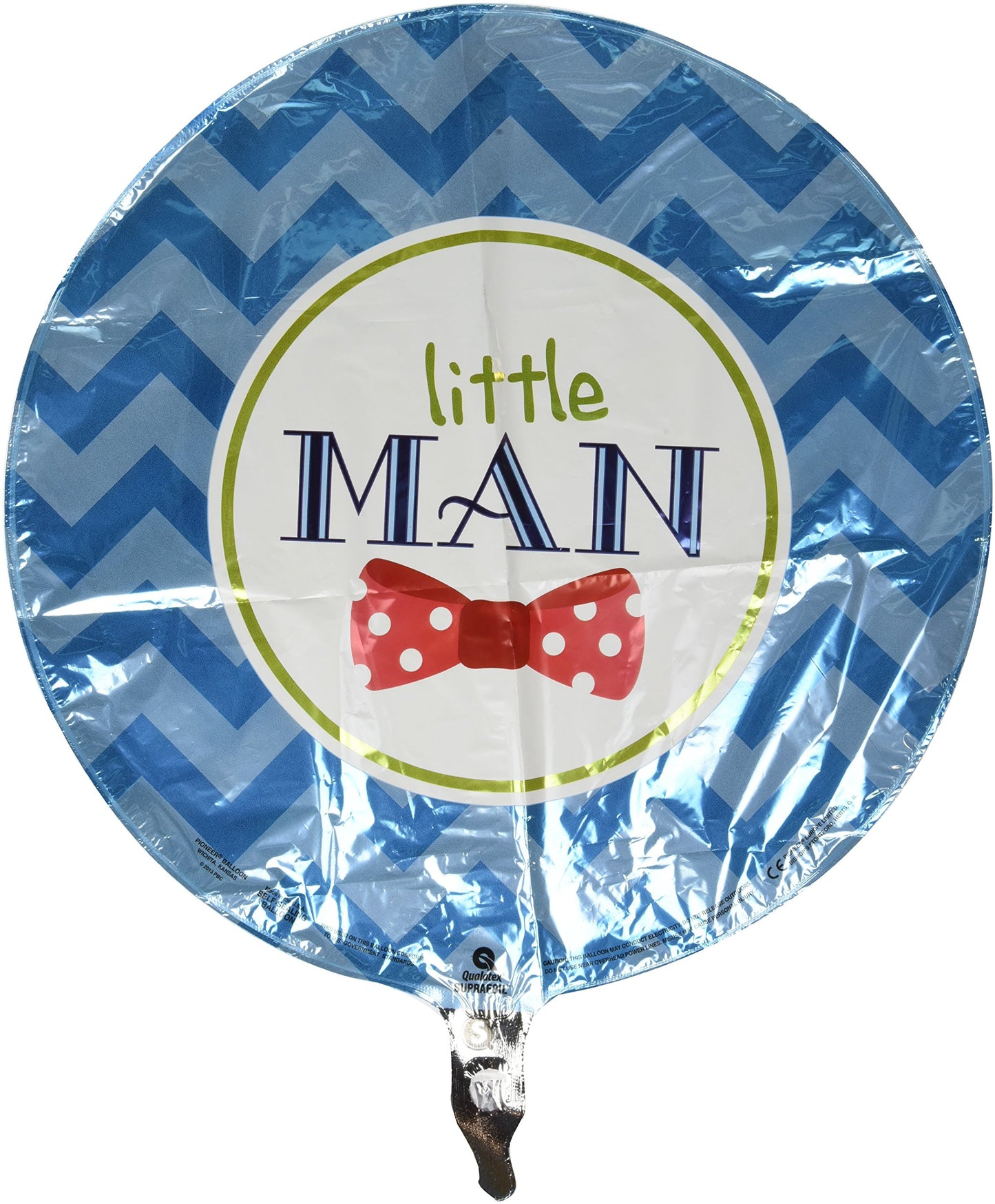 Qualatex Foil Balloon 13955 Little Man Bow-tie, 18, Multicolor