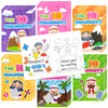Japbor The Ten Commandments Coloring Books - 24Pcs Christian Coloring Books Bulk 10 Commandments Crafts For Kids, Religious Part